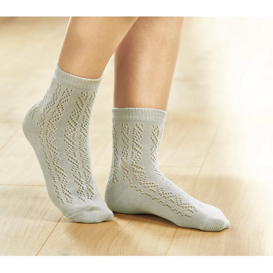 Sous-Vêtements|Tempsl Lot de 4 paires de chaussettes fantaisie