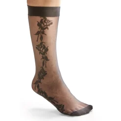 Sous-Vêtements|Tempsl Lot de 4 paires de mi-bas fantaisie
