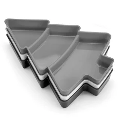Table De Noël|Art De La Table|Tempsl Lot de 3 plats apéritifs