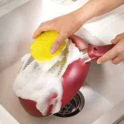 Organisation Et Entretien|Balais, Aspirateurs, Éponges Et Brosses|Tempsl Lot de 2 éponges fleur