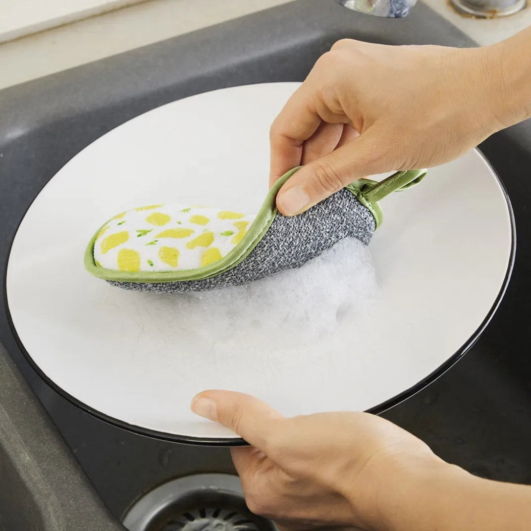 Balais, Aspirateurs, Éponges Et Brosses|Tempsl Lot de 5 éponges microfibres