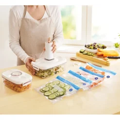 Fraîcheur / Conservation|Tempsl Lot de 10 sachets + pompe