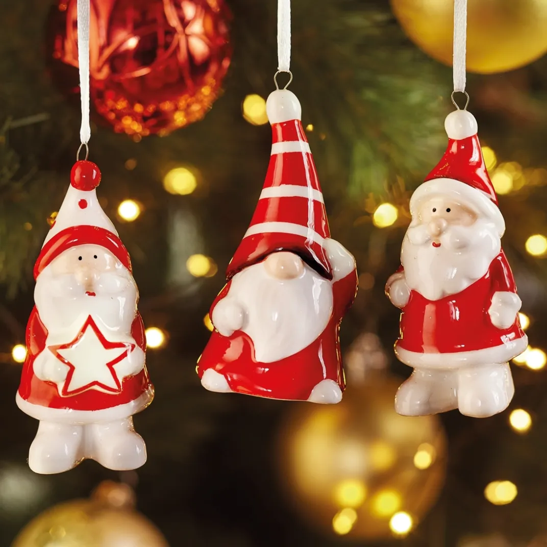 Décorations Intérieures Noël|Décorations|Tempsl Lot de 3 suspensions de Noël