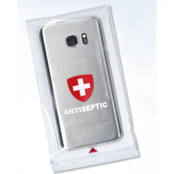 Accessoires Bureau|Tempsl Lot 4 pochettes antiseptiques téléphone : 2 modèles