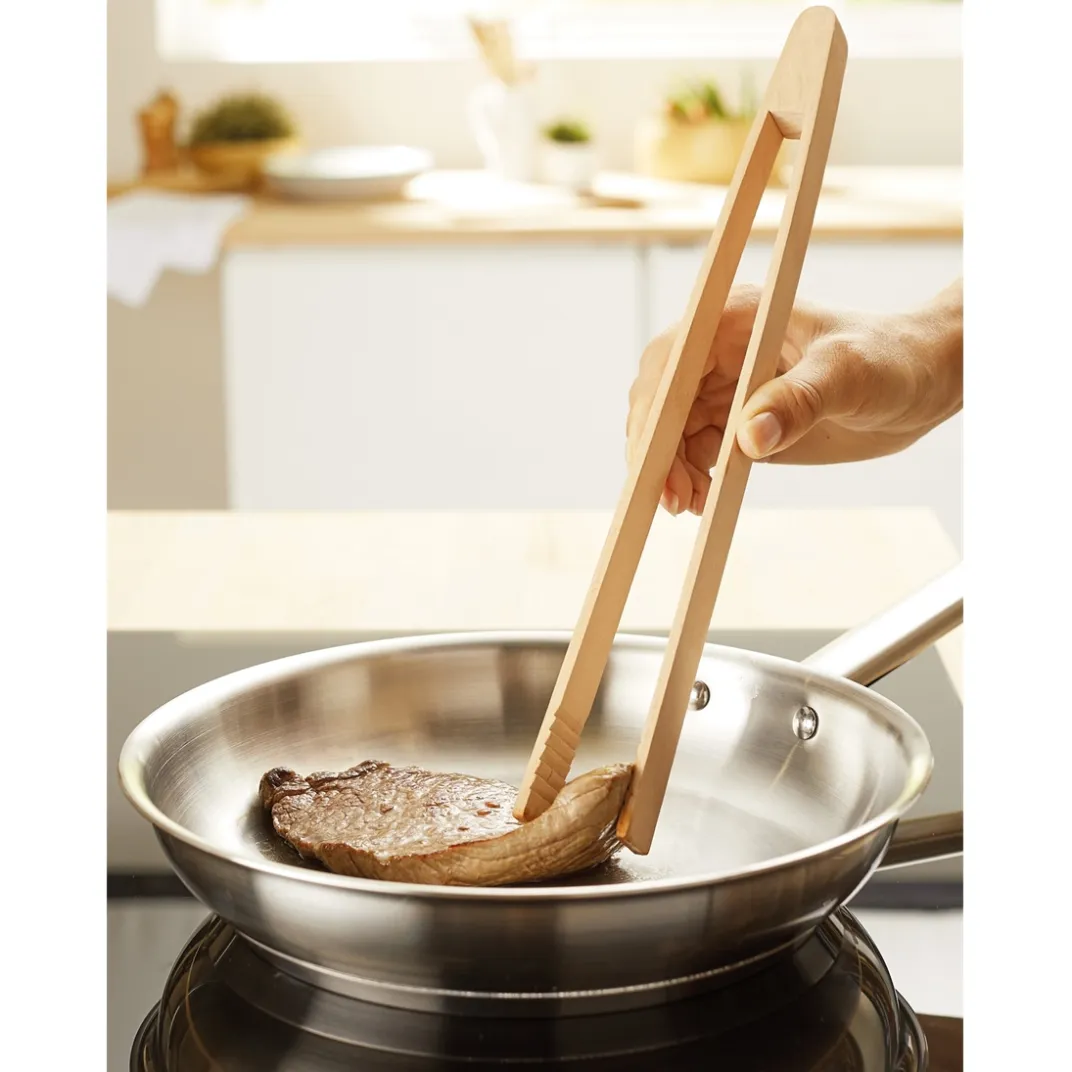Cuisson Et Accessoires|Tempsl Maxi pince de cuisine en bois