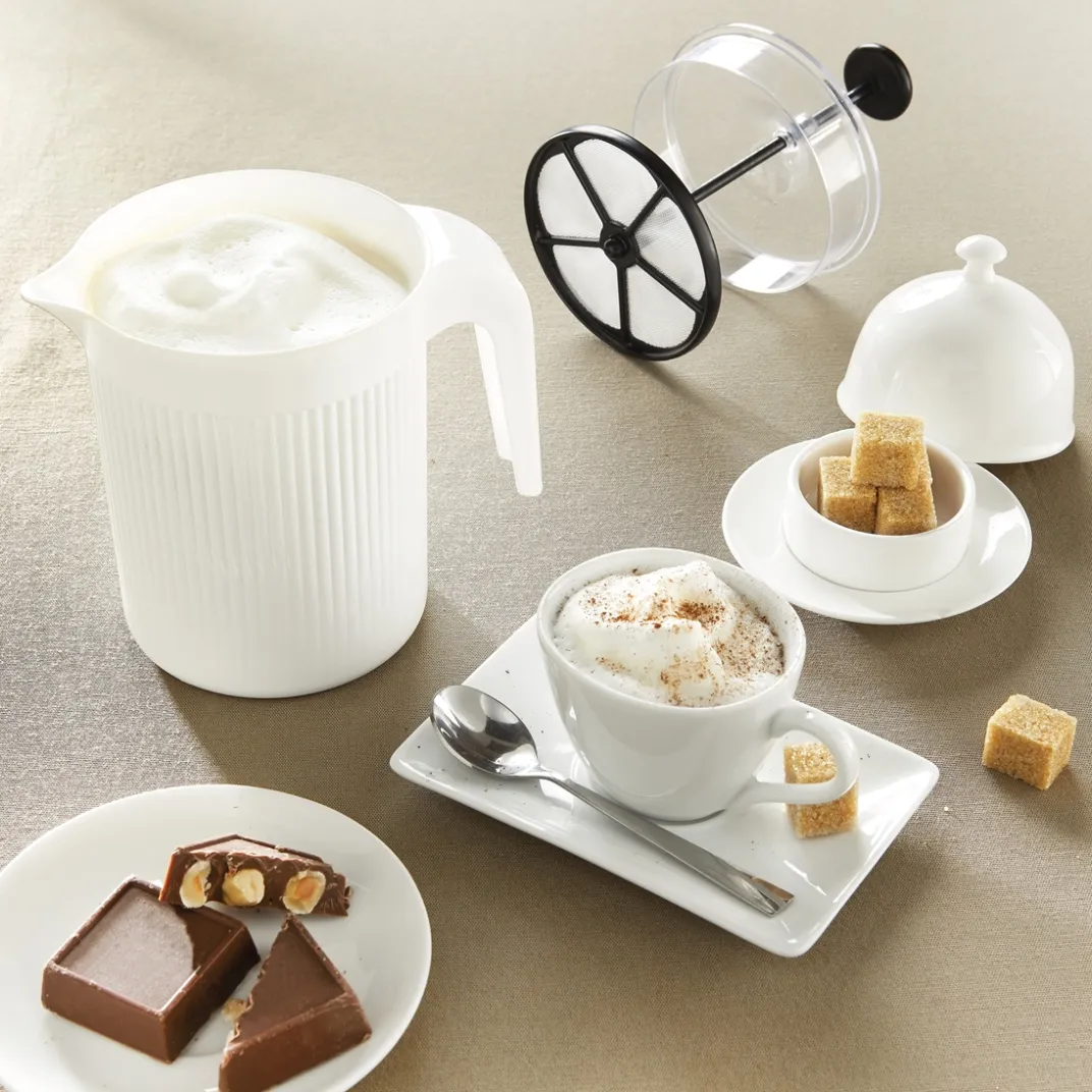 Accessoires Petit-Déjeuner|Tempsl Mousseur à lait manuel