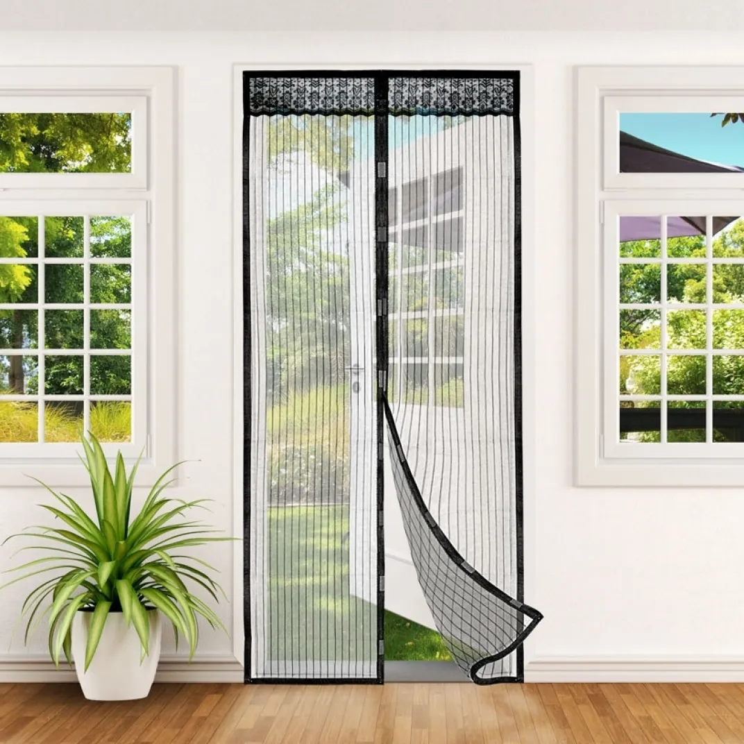 Décorations|Accessoires Bricolage Et Astuces|Tempsl Moustiquaire magnétique pour porte ou lot de 2