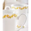 Accessoires Petit-Déjeuner|Tempsl 2 mugs fleuris