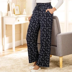 Vêtements|Tempsl Pantalon fluide fleuri
