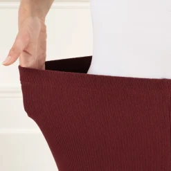 Vêtements|Tempsl Pantalon élastiqué bordeaux ou noir