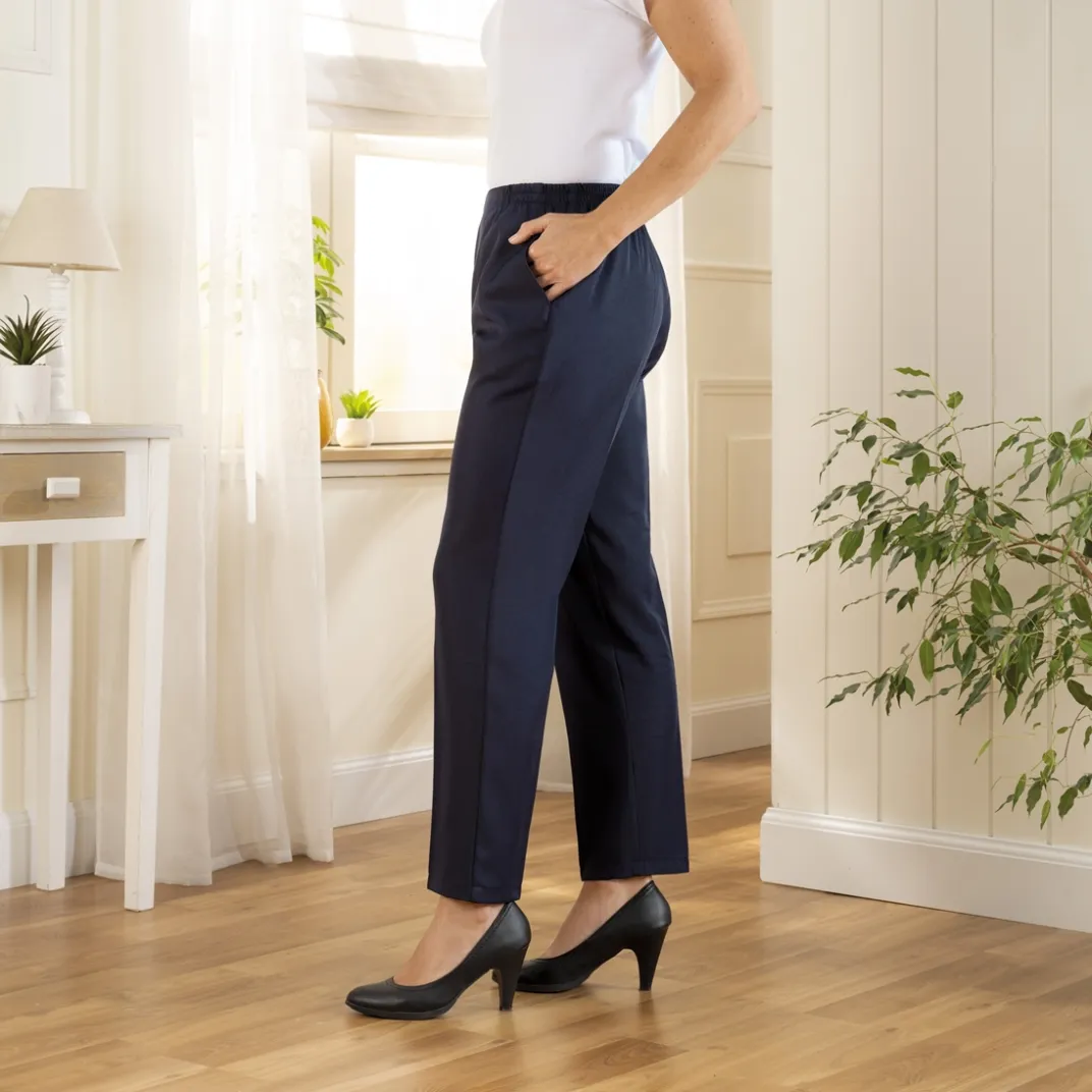 Vêtements|Tempsl Pantalon à pinces confort Blanc - taille 42