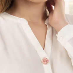 Sacs, Bijoux Et Accessoires|Tempsl 3 pin's fleurs fantaisie