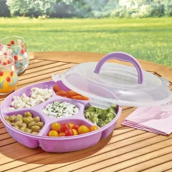 Fraîcheur / Conservation|Art De La Table|Tempsl Plat apéritif avec couvercle
