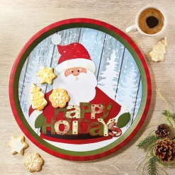 Table De Noël|Art De La Table|Tempsl Plateau Père Noël