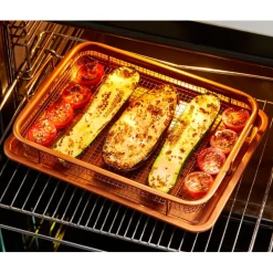 Cuisson Et Accessoires|Tempsl Plat four cuivrée