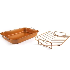 Cuisson Et Accessoires|Tempsl Plat à rôtir cuivré