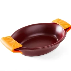 Cuisson Et Accessoires|Tempsl Poignées cocotte amovibles silicone orange