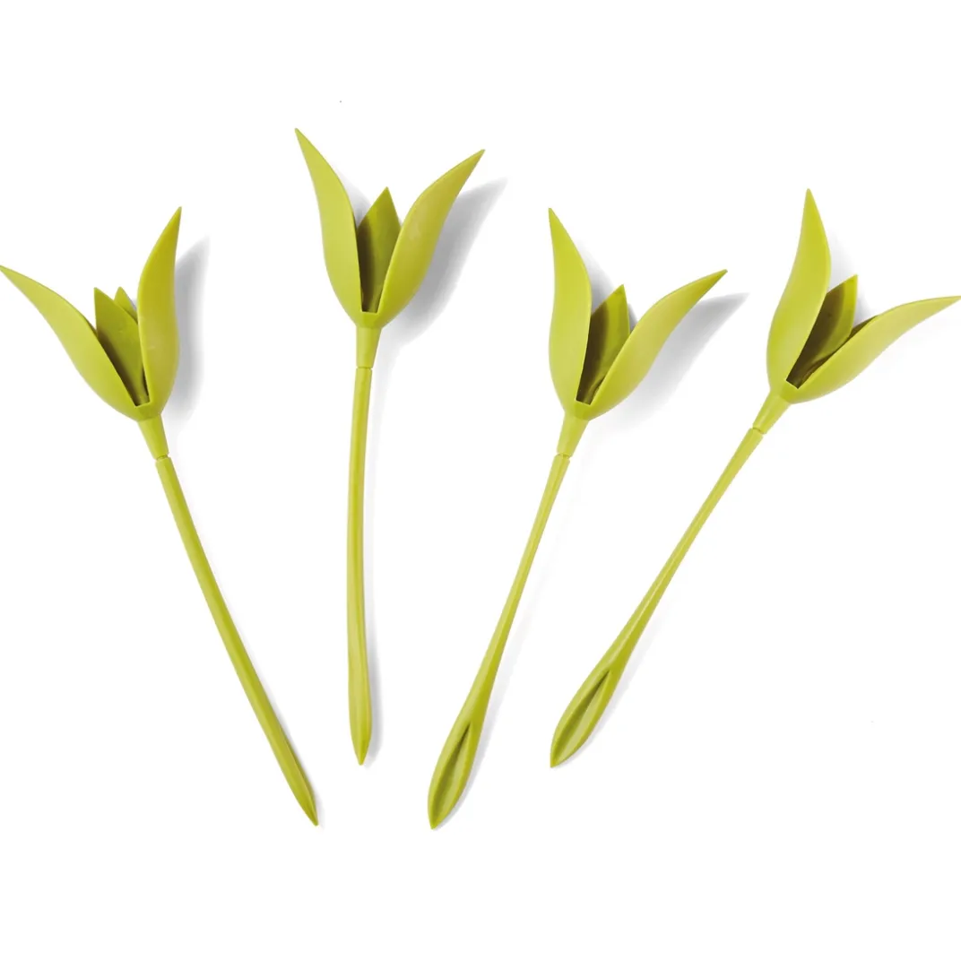 Art De La Table|Tempsl 4 porte-serviettes tulipe ou 2 lots de 4 porte-serviettes tulipe