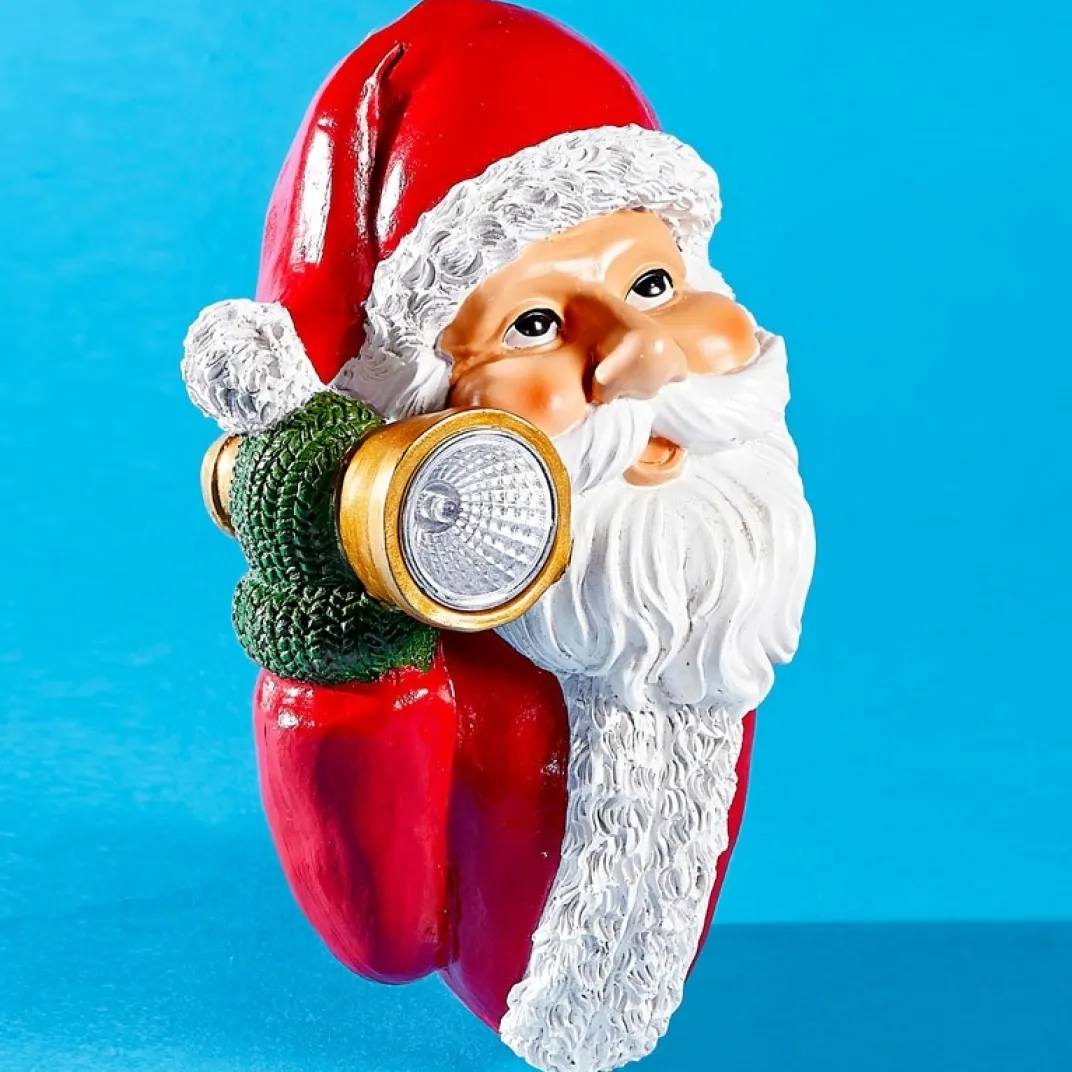 Décorations Extérieures Noël|Décorations Lumineuses|Tempsl Père Noël lampe torche