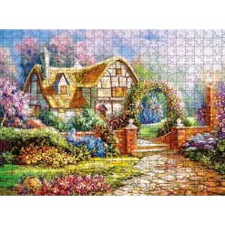 Loisirs Créatifs|Tempsl Puzzle 500 pièces Jardin anglais