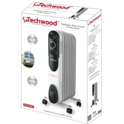 Accessoires Bricolage Et Astuces|Tempsl Radiateur bain d'huile 2000W Techwood®