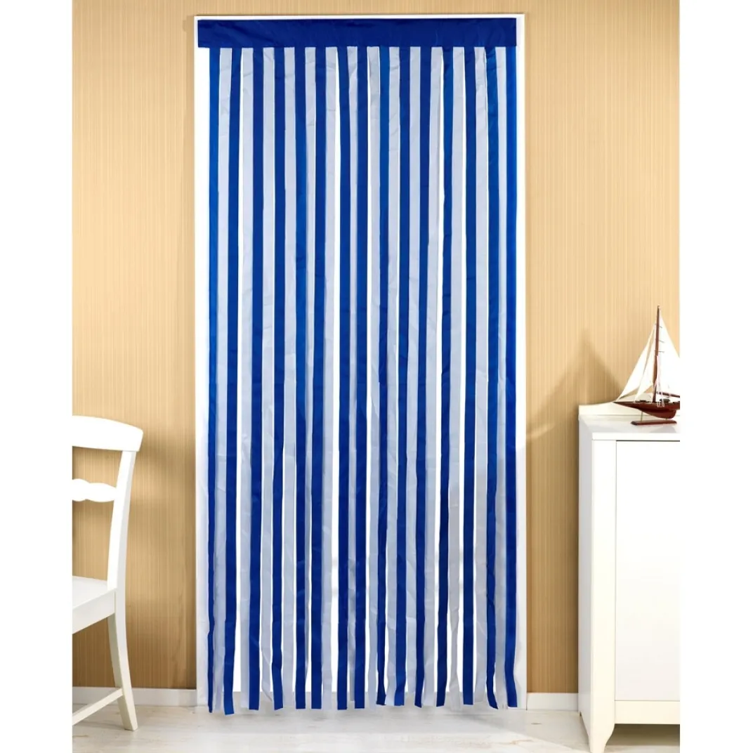 Décorations|Accessoires Bricolage Et Astuces|Tempsl Rideau de porte : Gris/blanc ou Bleu/blanc
