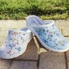 Chaussures, Chaussons Et Accessoires|Accessoires Et Outils Jardin|Tempsl Sabots Fleuris Bleu t40 - taille 40