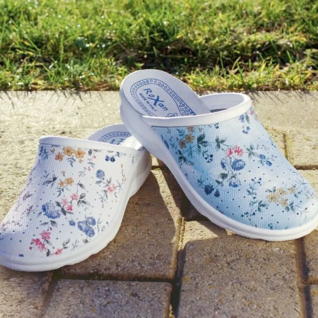 Chaussures, Chaussons Et Accessoires|Accessoires Et Outils Jardin|Tempsl Sabots Fleuris Bleu t40 - taille 40