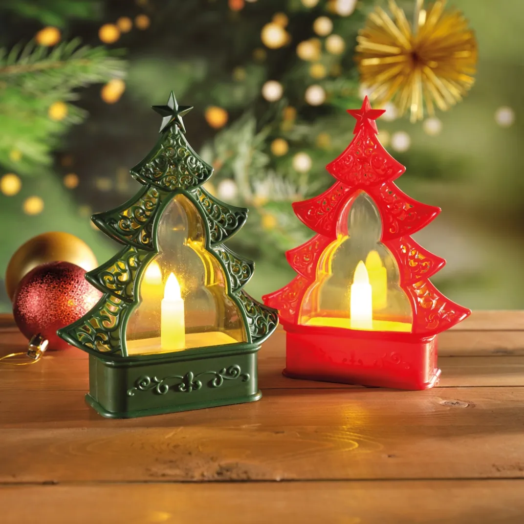 Décorations|Tempsl Sapin de Noël LED Rouge