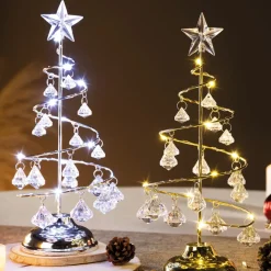 Décorations Intérieures Noël|Table De Noël|Tempsl Sapin pampilles doré ou argenté