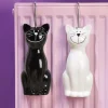 Décorations|Accessoires Bricolage Et Astuces|Tempsl 2 saturateurs chats noir + blanc