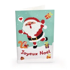 Loisirs Créatifs|Tempsl Set de 4 cartes postales à diamanter Nouvel an