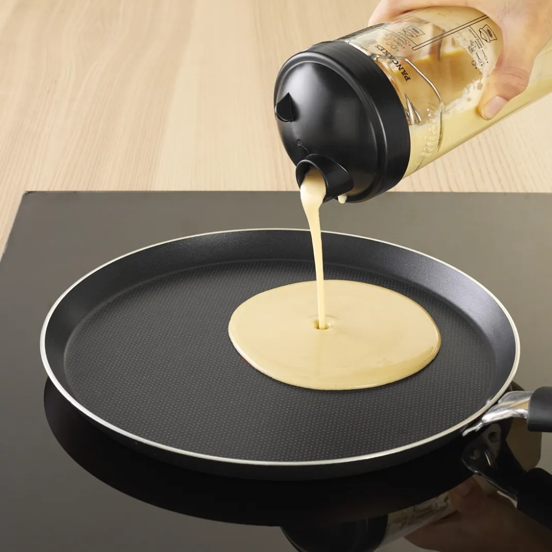 Accessoires Petit-Déjeuner|Ustensiles De Cuisine Malins|Tempsl Shaker à crêpes Miam Cookut