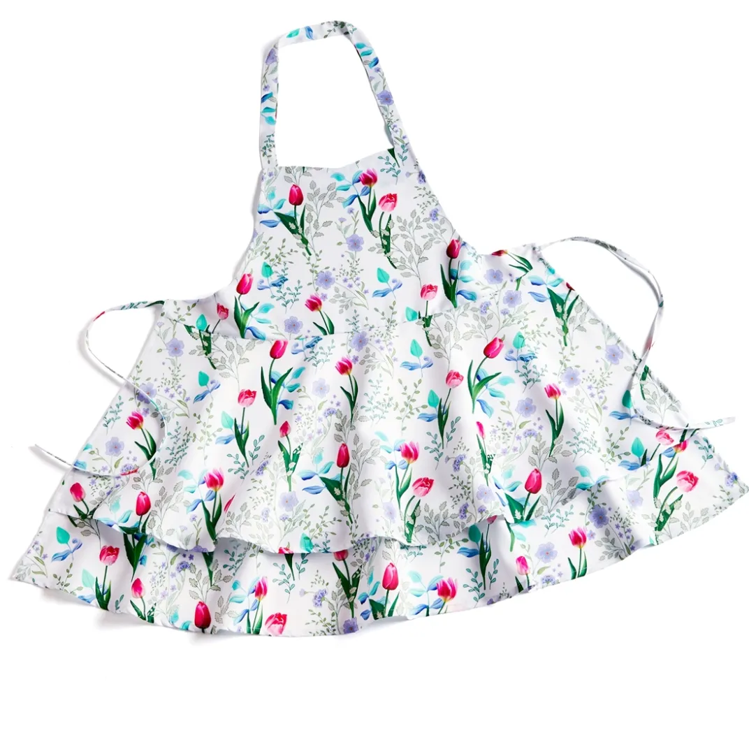 Organisation Et Entretien|Tempsl Tablier fleurs printanières
