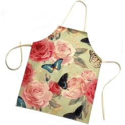 Organisation Et Entretien|Tempsl Tablier roses et papillons