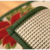 Décorations Intérieures Noël|Décorations Cuisine|Tempsl Tapis "poinsettias" 48 x 68 cm