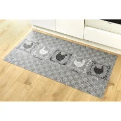 Décorations Cuisine|Tempsl Tapis vinyle poulette