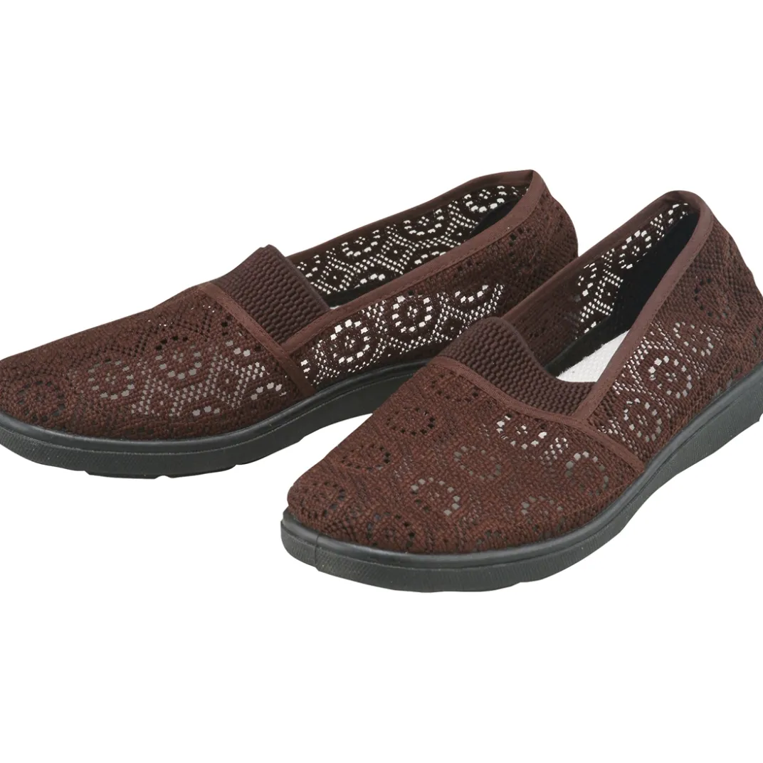 Chaussures, Chaussons Et Accessoires|Tempsl Trotteurs ajourés, beige ou marron