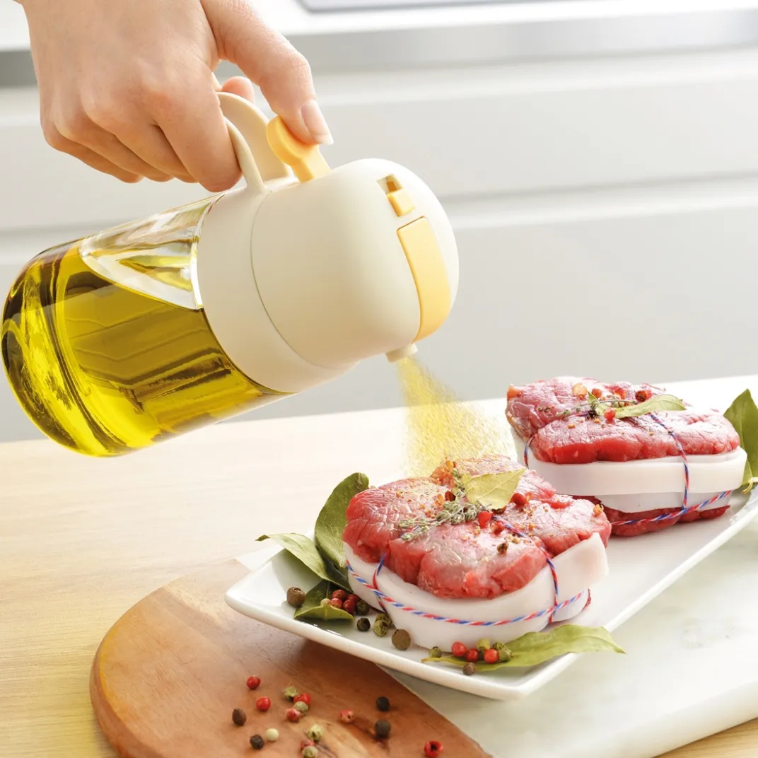 Art De La Table|Ustensiles De Cuisine Malins|Tempsl Vaporisateur huile 2 en 1